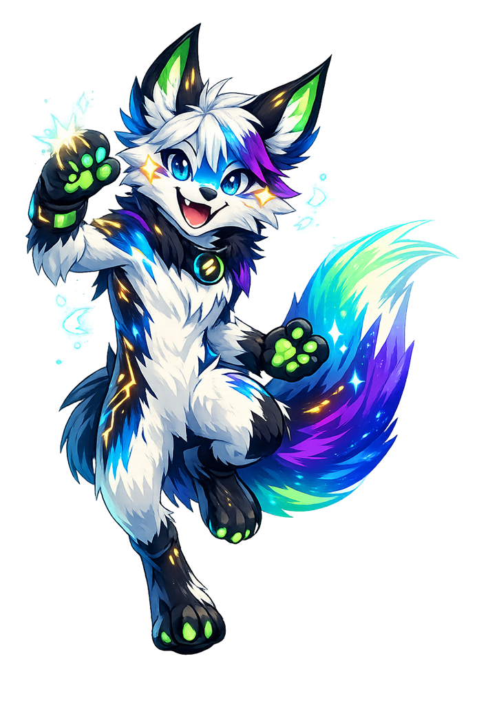 Nexa, the Mello Zone mascot, welcoming new members.