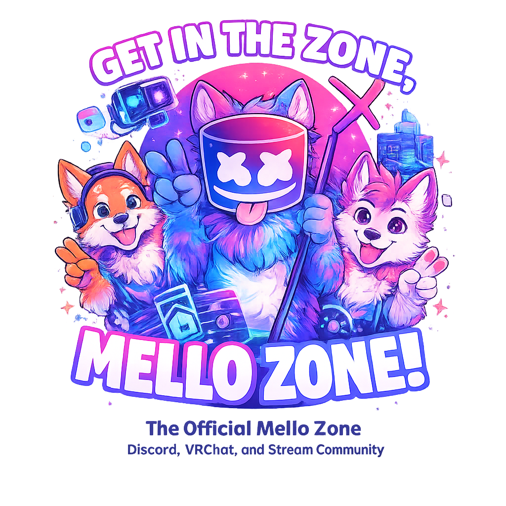 Mello Zone mascots - Get in the Zone!